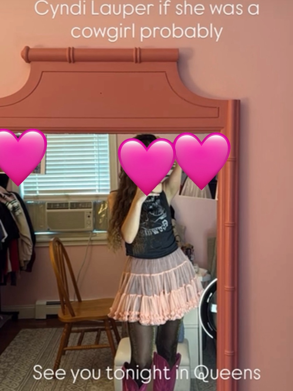 Urban Outfitters Pink ruffled mini skirt